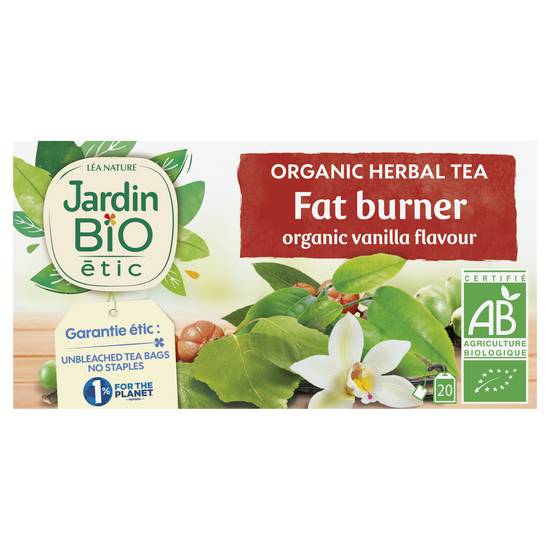 Jardin Bio Étic - Infusion bruleur de graisse (20 pièces, 30 g)