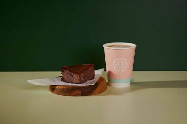 Chocolate Brownie & Hot Drink
