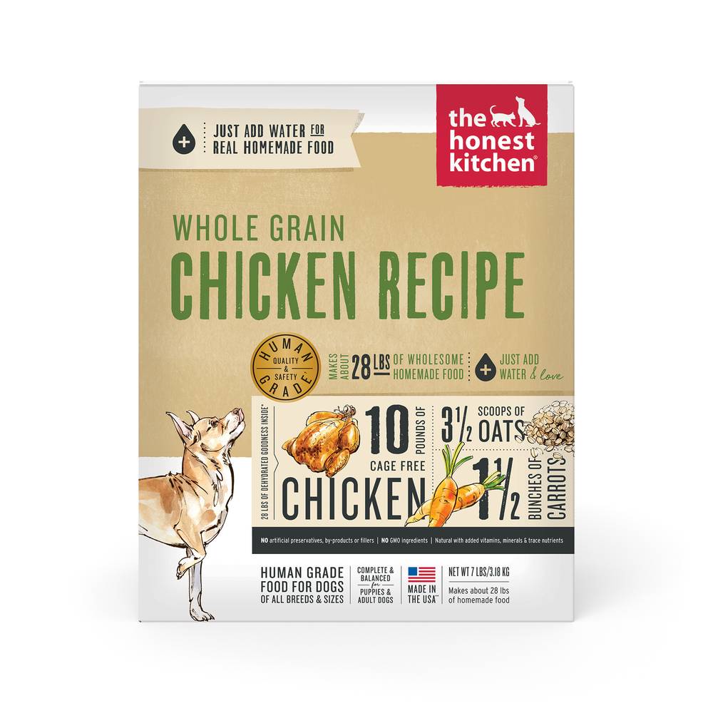 The Honest Kitchen Dehydrated Whole Grain Chicken Dog Food, Chicken (7 lbs)