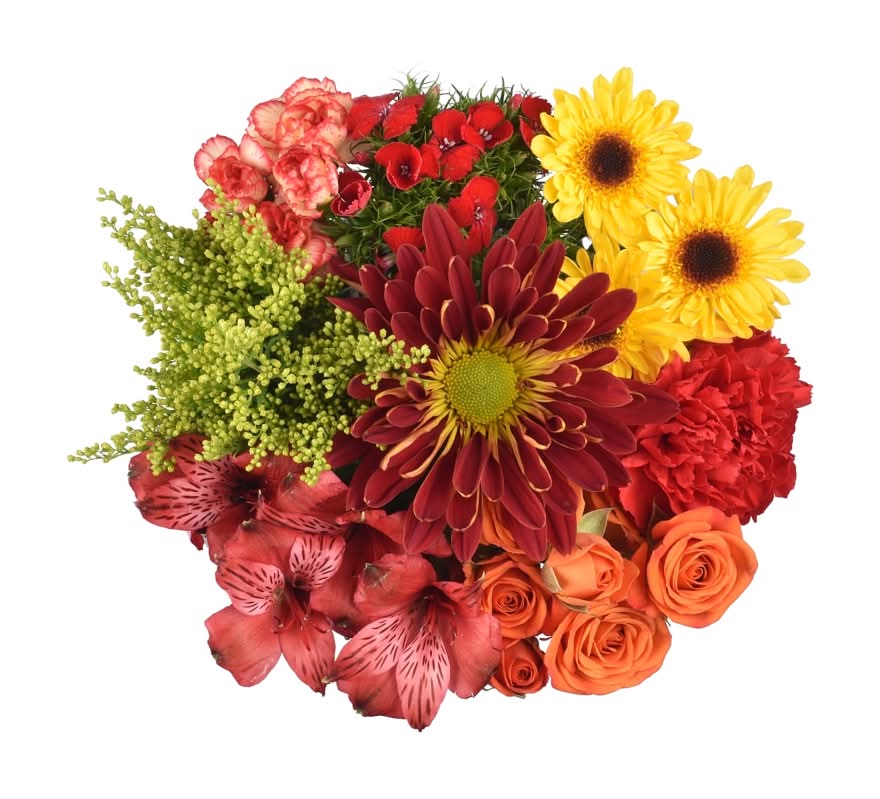 Bloom Haus Dainty Flowers Bouquet With White Pink & Purple (8 ct)