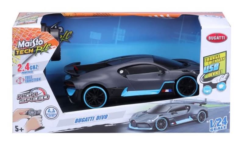 Maisto tech r/c carro de control remoto bugati divo