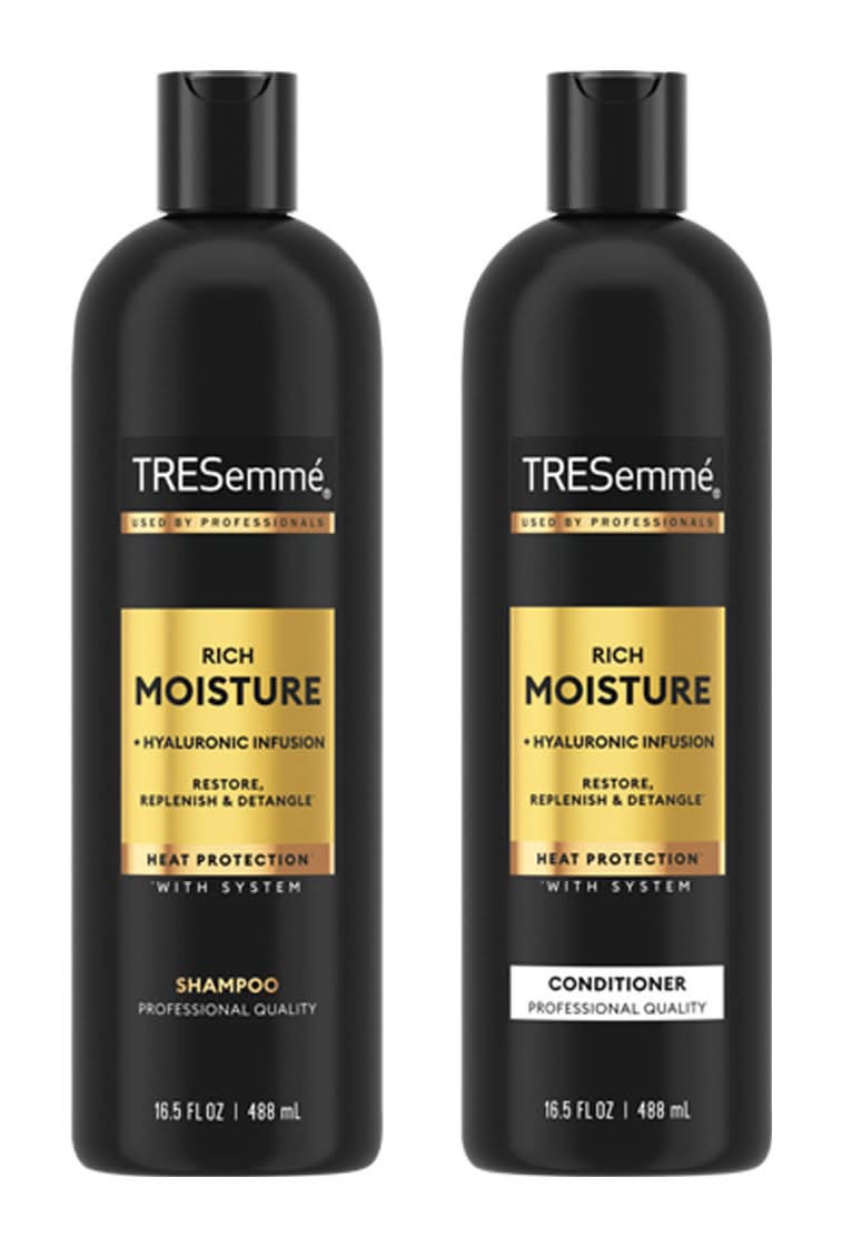 TRESemmé Rich Moisture Heat Protection Shampoo & Conditioner Set (2 x 16.5 fl oz)