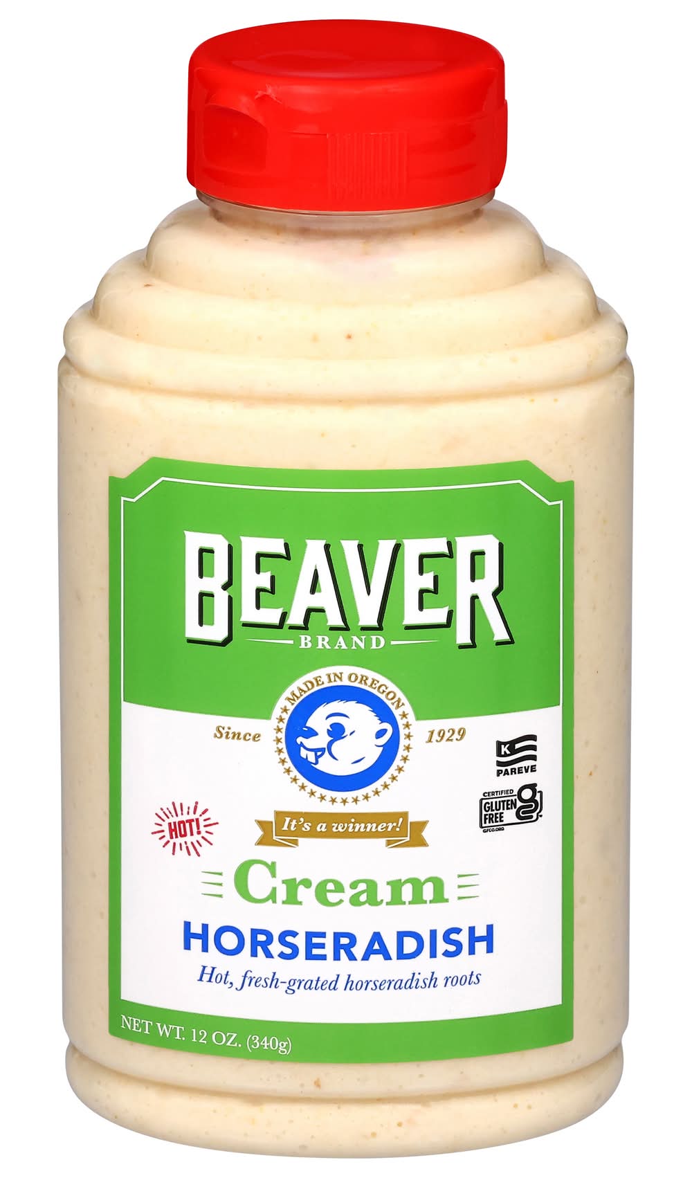 Beaver Brand Hot Cream Horseradish (12 oz)