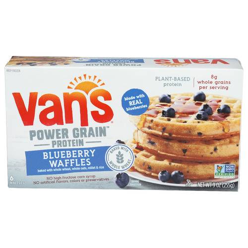 Van's Blueberry Power Grains Waffles