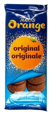 Terry's Original Milk Chocolate Bar, Orange (90 g)
