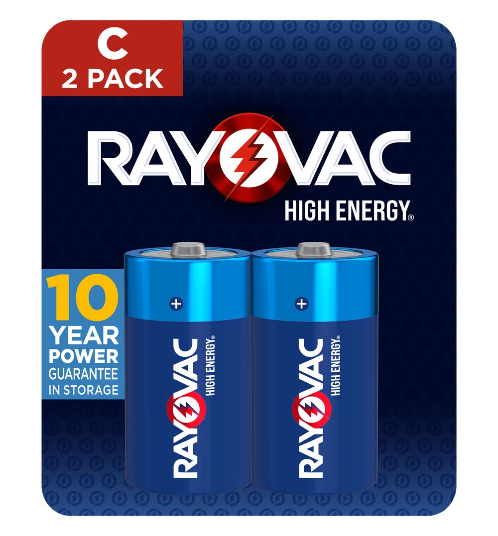 Rayovac High Energy C Batteries Household Use (2 ct)