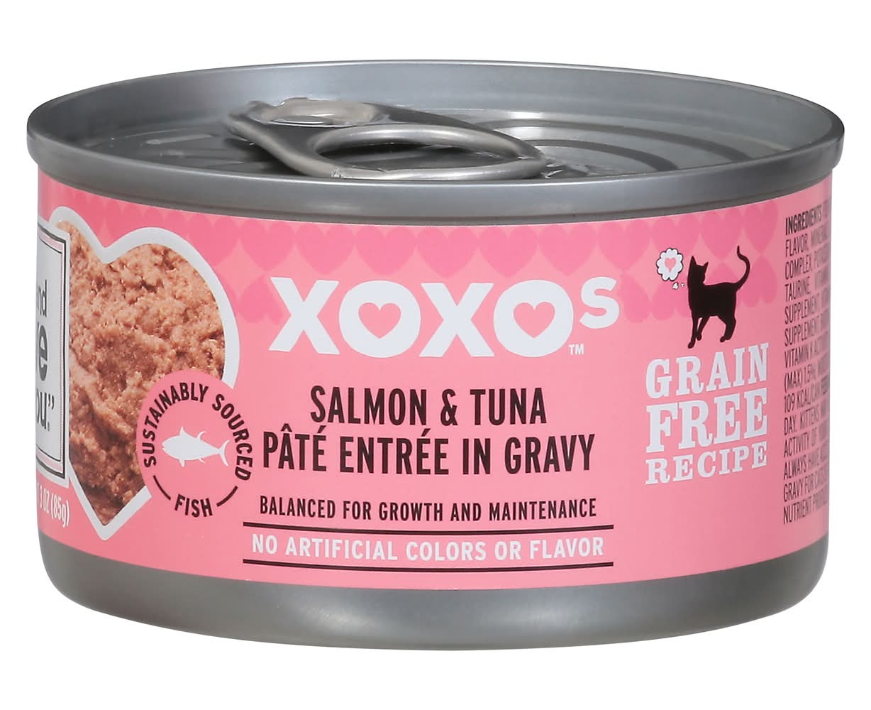 I and love and you Xoxos Pate Cat Food, Salmon & Tuna (3 oz)