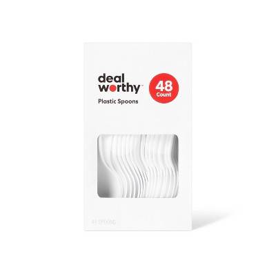 Dealworthy Plastic Spoons (48 ct)