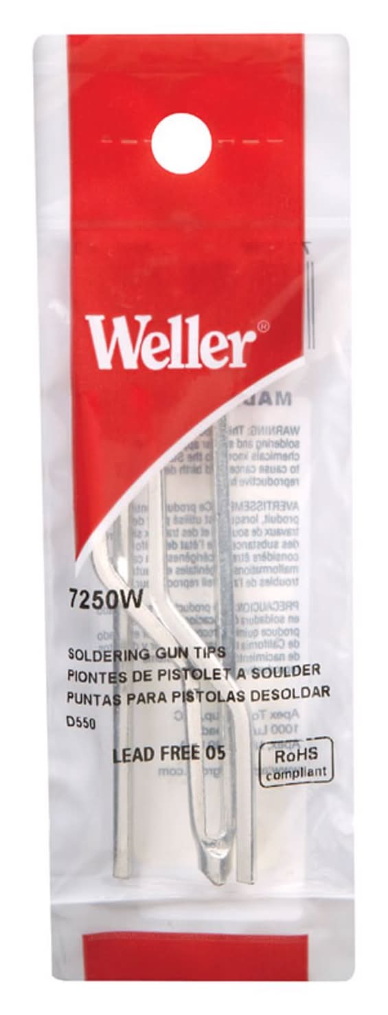 Weller Lead-Free Soldering Tip Copper 2 Pc