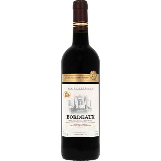 La Cave d'Augustin Florent - Vin rouge Bordeaux AOP domestique (750 ml)