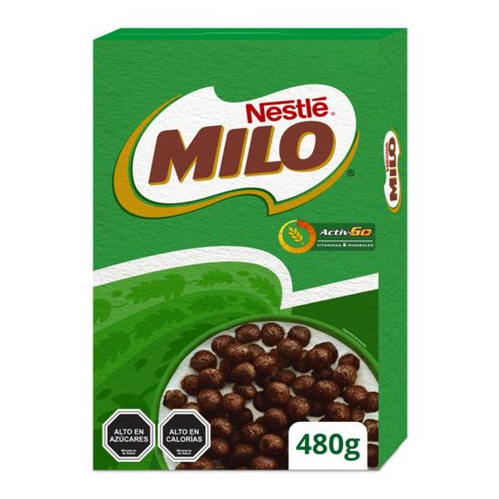 Milo cereal sabor chocolate (480 g)