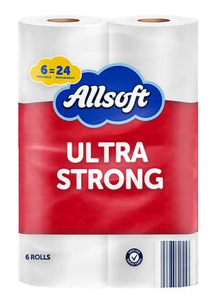 All Soft Ultra Strong Bath Tissue, White (6 ct)
