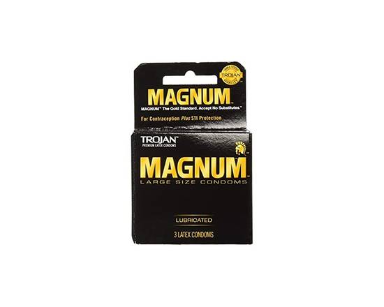 Order Condoms, Trojan Magnum 3 Pack food online from Chevron Extramile store, Everett on bringmethat.com