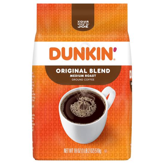 Dunkin' Medium Roast Ground Blend Coffee (18 oz) (original)