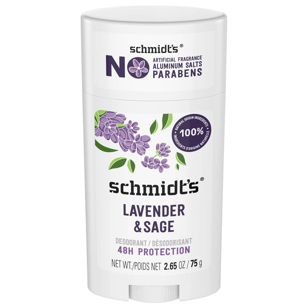 Schmidt's Lavender & Sage Natural Deodorant
