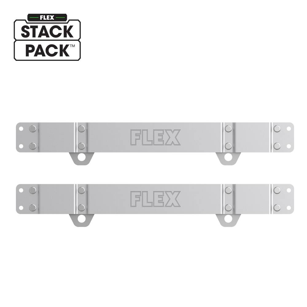 FLEX STACK PACK 2-Pack High Strength Durable Steel Side Tool Rack Rail | FS1604-2