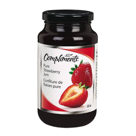 Compliments Pure Strawberry Jam (500 ml)