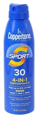 Coppertone® Sport SPF30 4-In-1 Sunscreen Spray 5.5oz Sport SPF30