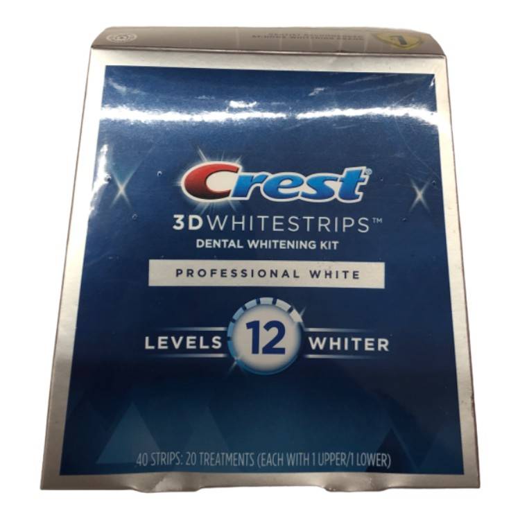 Crest 3d Whitestrips Professional White Teeth Whitening Kit, 20 Treatment