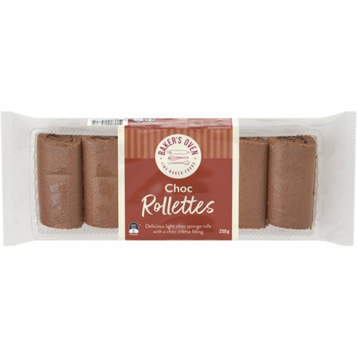 Baker's Oven Chocolate Rollettes 250g