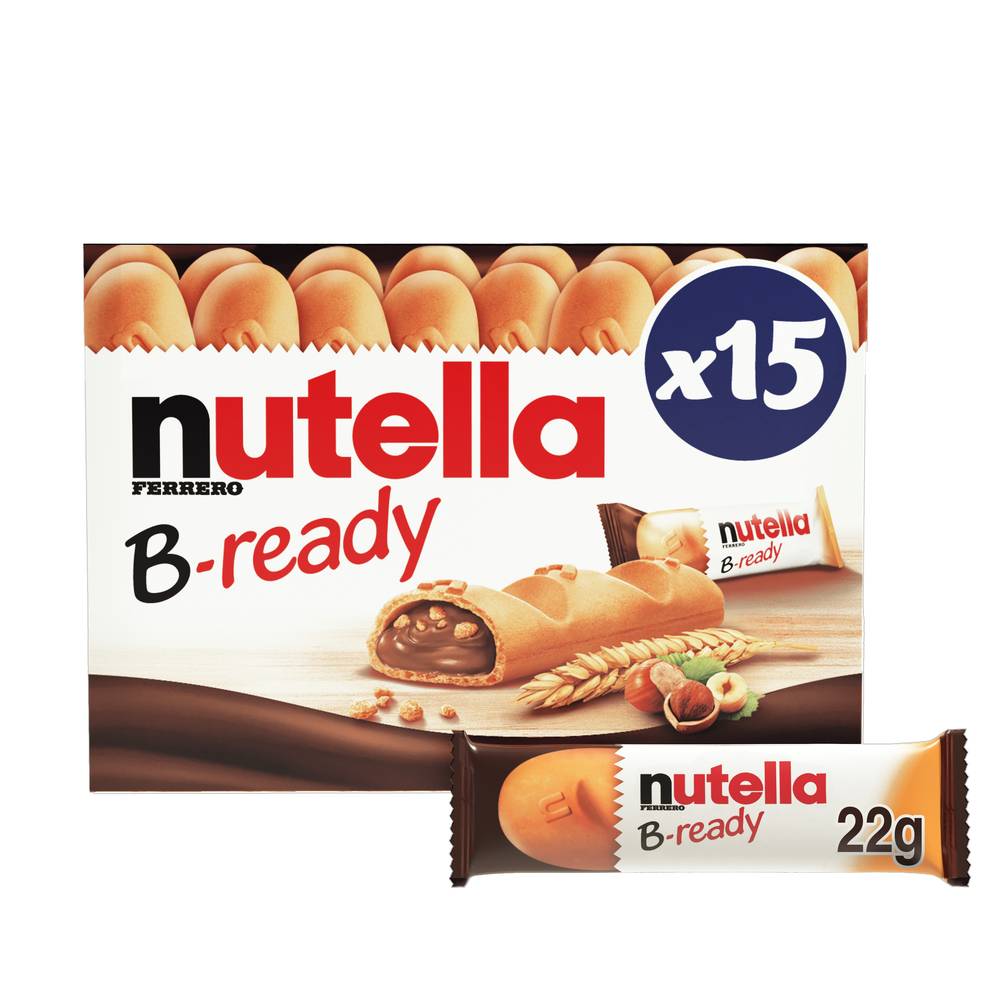 Nutella - B-ready biscuits croustillants fourrés (15)