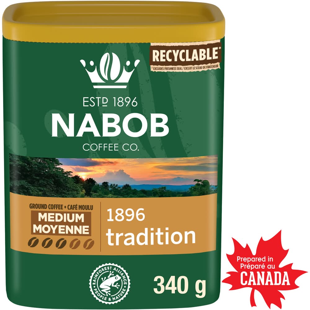 Nabob 1896 Tradition Medium Roast Ground Coffee (340 g)