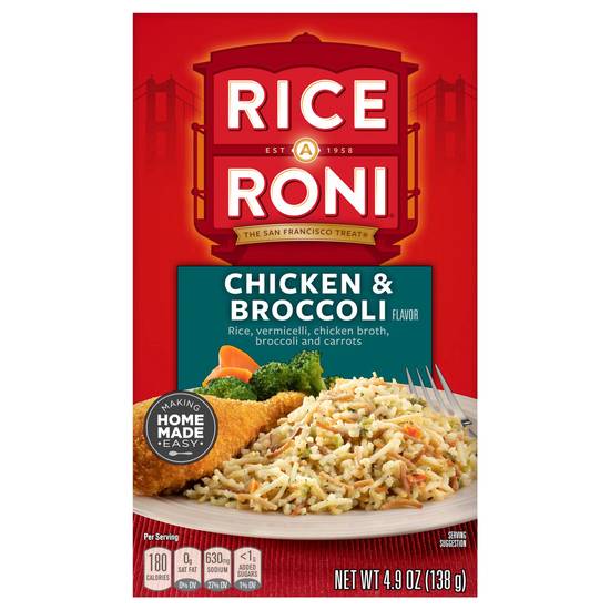 Rice-A-Roni Chicken & Broccoli Flavor Rice (4.9 oz)