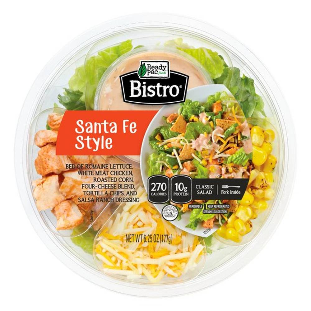 Bistro Santa Fe Style With Chicken Salad With Salsa Ranch Dressing (6.25 oz)