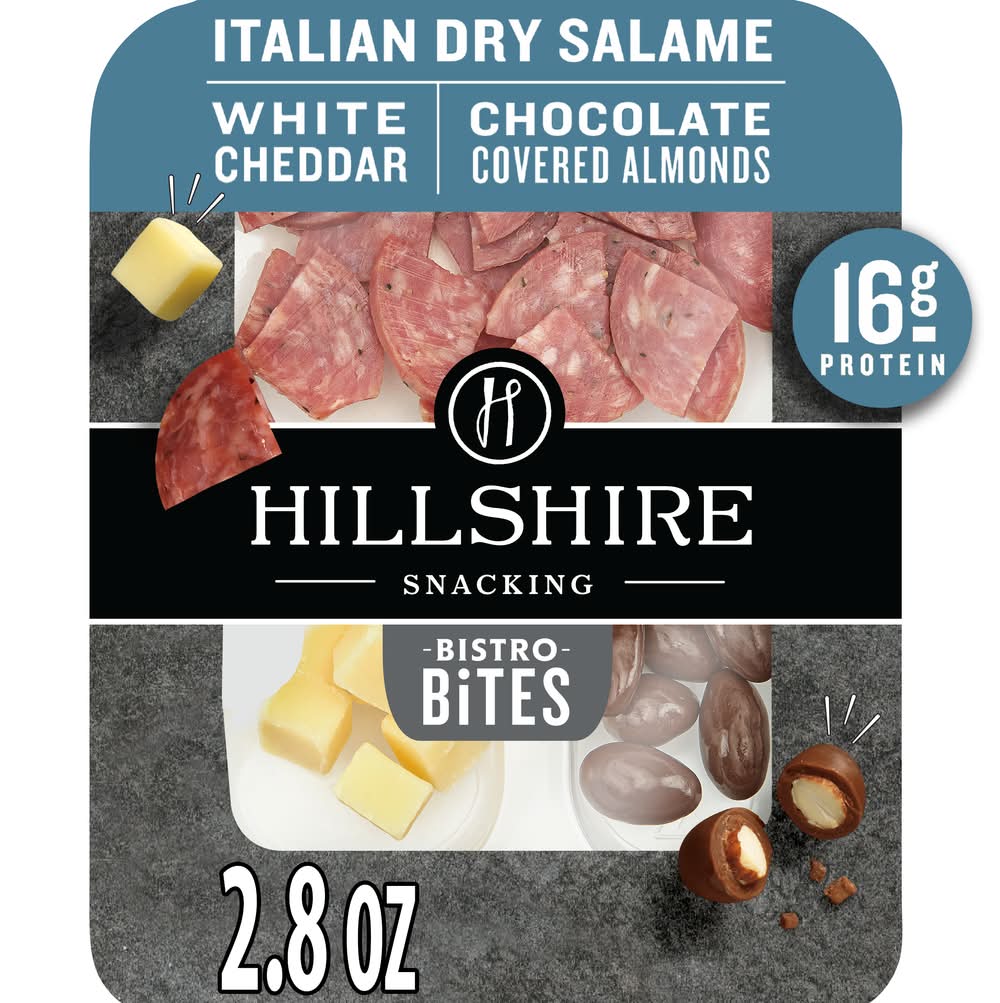 Hillshire Italian Dry Salame Cheddar & Almonds Bistro Bites (2.8 oz)