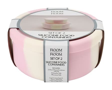 Room 2 Room™ Silicone Food Containers Set 2-Pack Pink