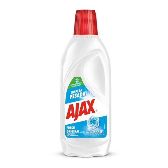 Ajax desinfetante concentrado fresh limpeza pesada (500 ml)