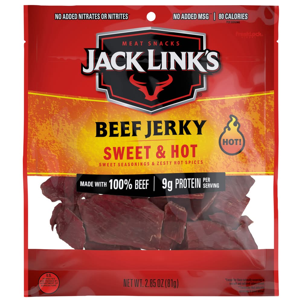 Jack Link's Beef Jerky, Sweet & Hot (2.85 oz)