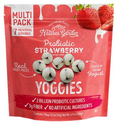 Nature's Garden Probiotic Strawberry Yoggies (5.2 oz)