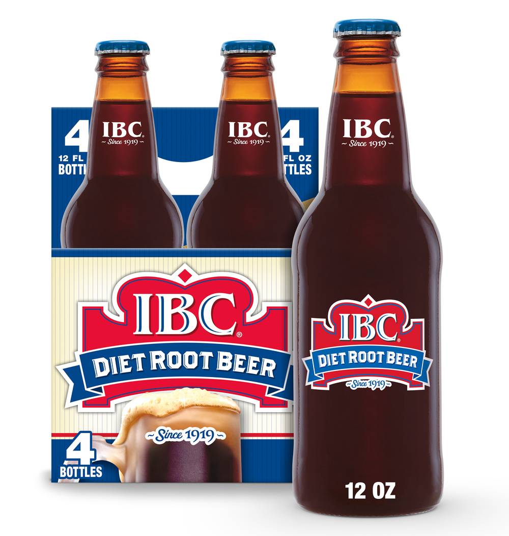 IBC Diet Root Beer (4 x 12 fl oz)