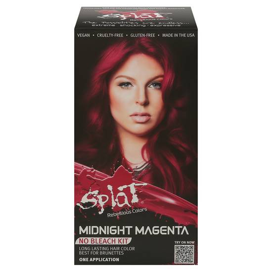 Splat Hair Color Kit, Midnight Magenta (1 kit)