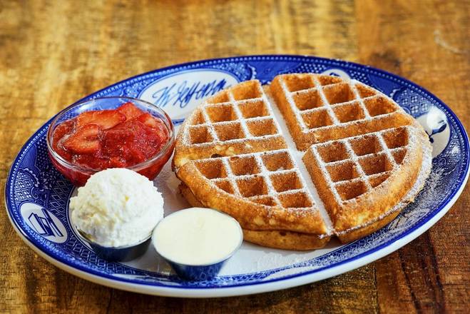 Strawberries & Cream Waffle