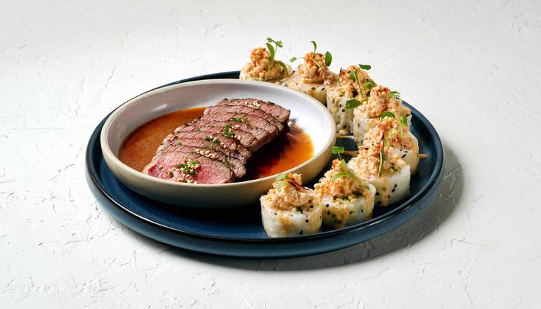 9oz Prime Sirloin + Spicy California Roll *NEW*