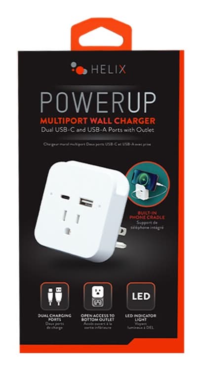 Helix Powerup Multiport Wall Charger