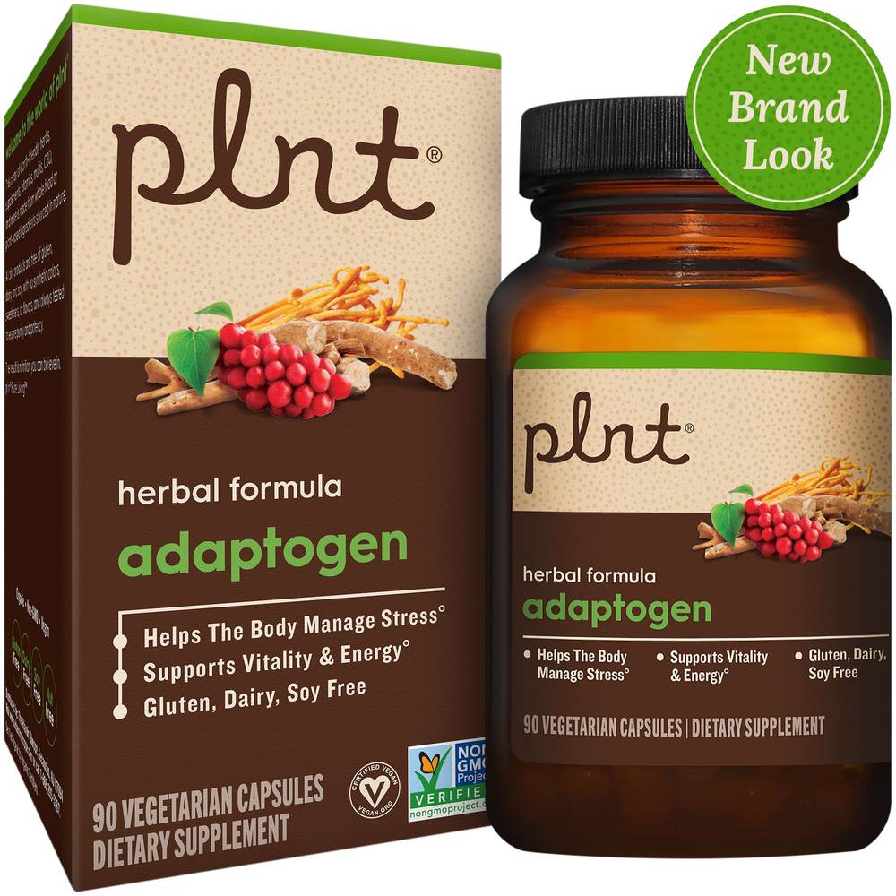 Adaptogen Herbal Formula – Supports Stress Management, Energy, & Vitality (90 Vegetarian Capsules)