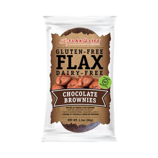Flax4life Gluten-Free Flax Mini Chocolate Brownie Bites