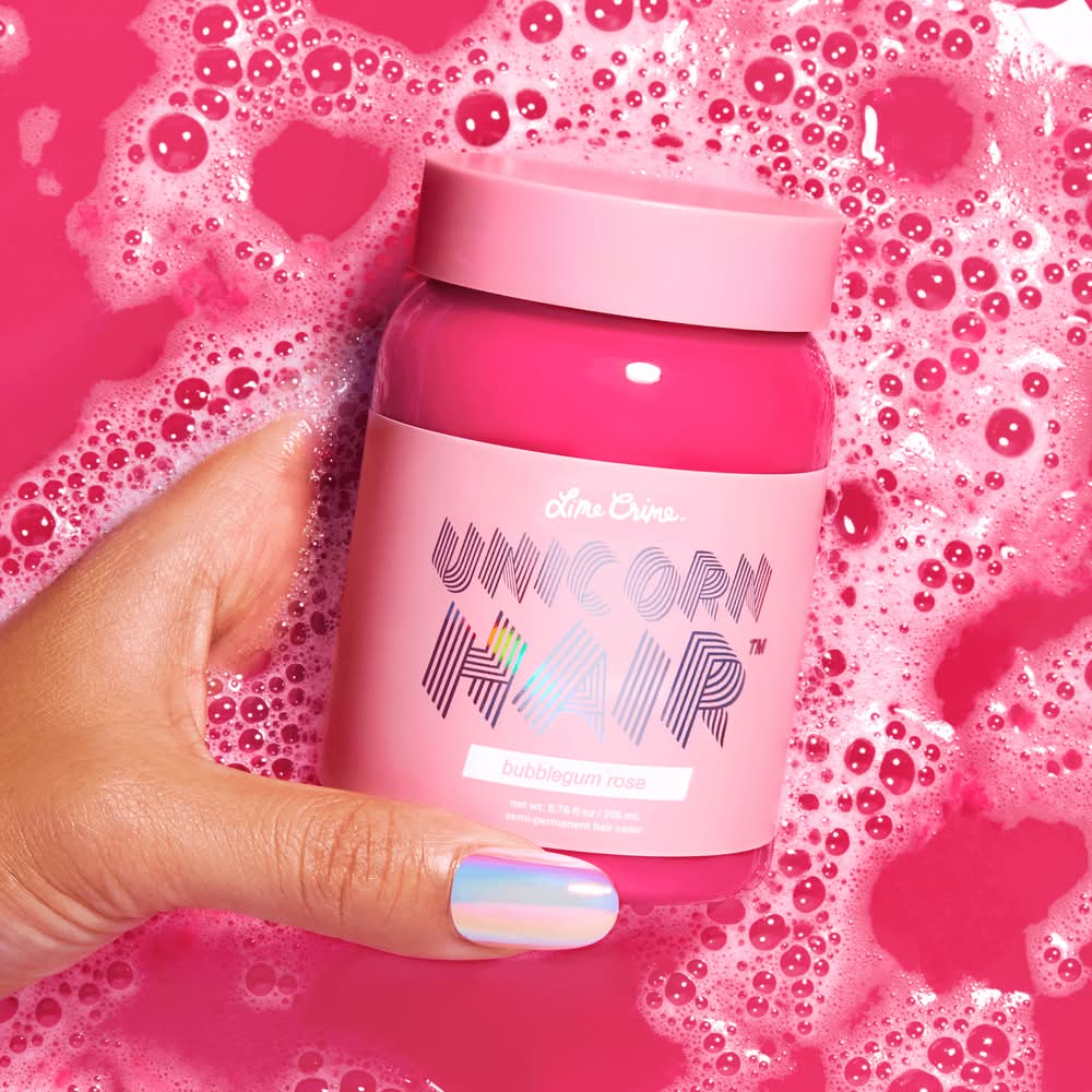 Lime Crime Semi-Permanent Full Coverage Hair Color, Bubblegum Rose