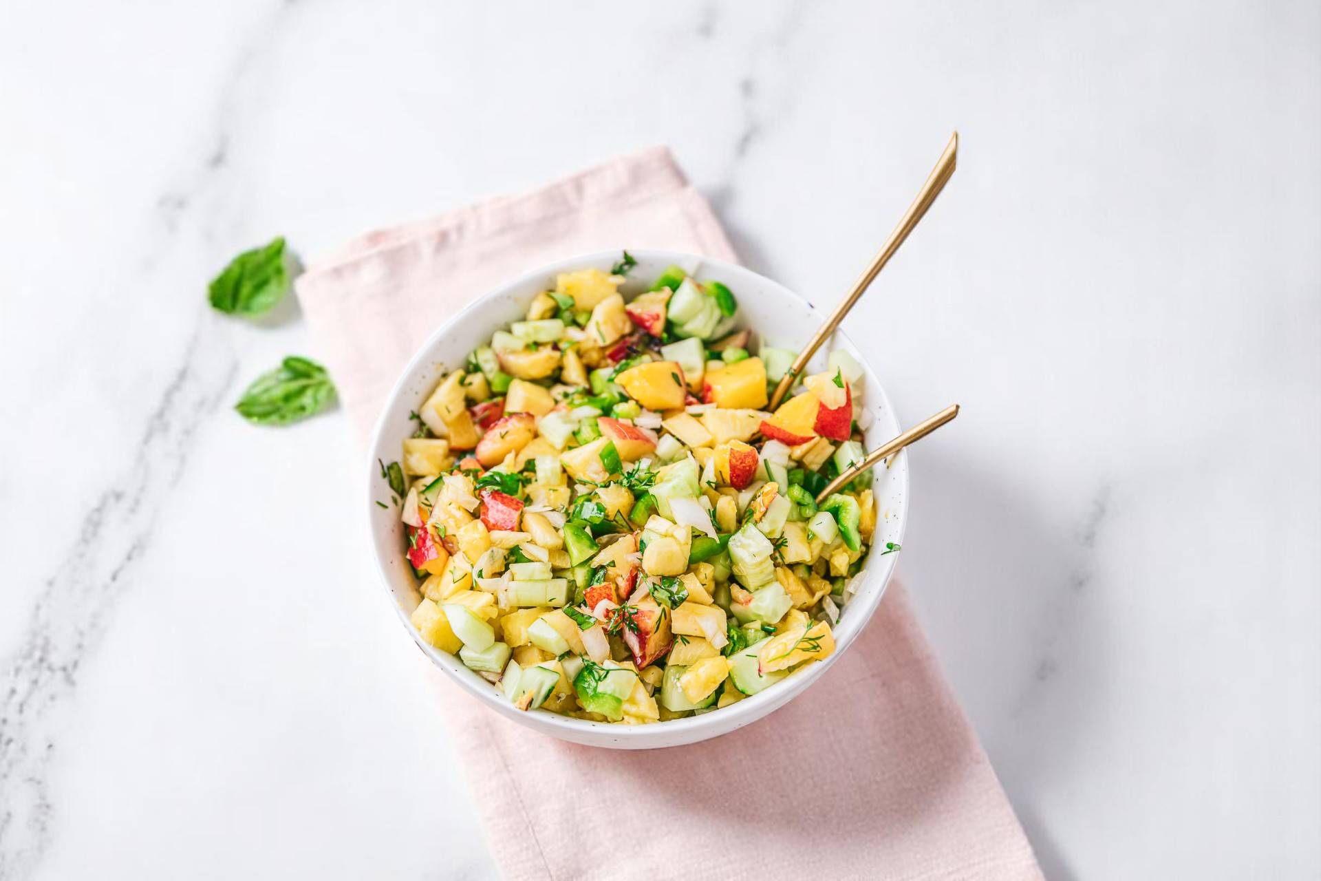 🥗🍍Salade ananas aux choix: (poulet ou bœuf ou crevette)