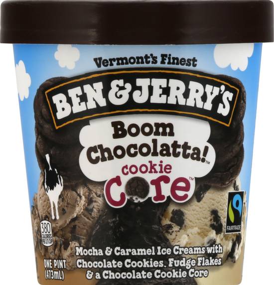 Ben & Jerry's Cookie Core Ice Cream (boom chocolatta!)