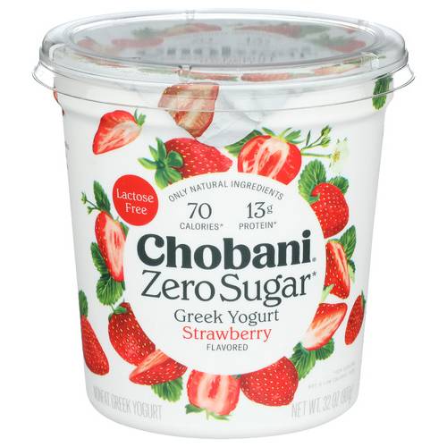 Chobani Strawberry Zero Sugar Greek Yogurt