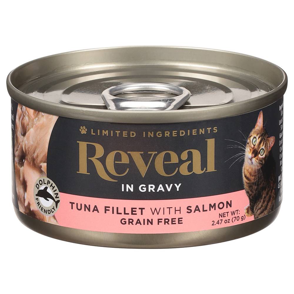 Reveal Pet Food Tuna Fillet With Salmon Cat Food (2.47 oz)