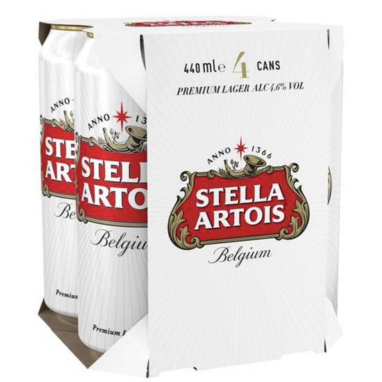 Stella Artois 4.8% (4x440 Ml)