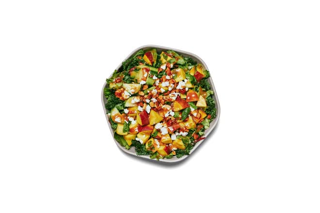 Peach + Goat Cheese