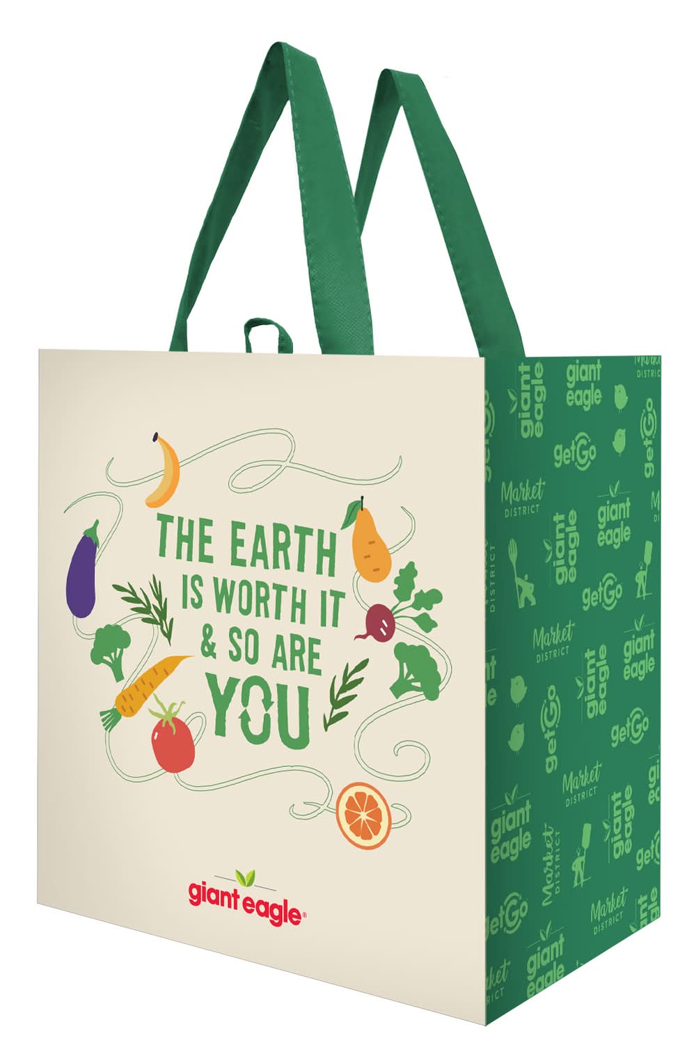 Giant Eagle Ge Earth Worth Reusable Bag