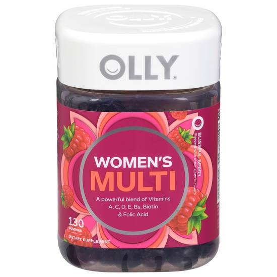 Olly Blissful Berry Women's Multi Gummies (130 ct)