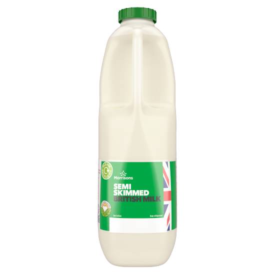 Morrisons Semi Skimmed British Milk (1.136 L)